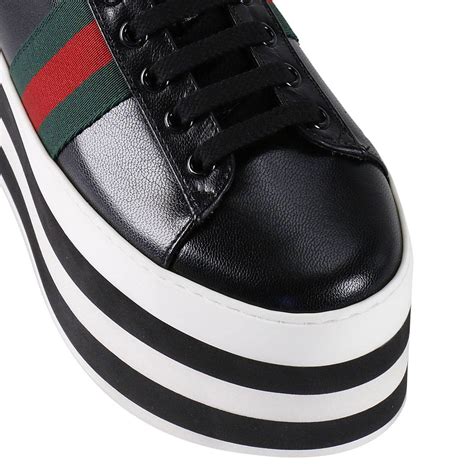 gucci sneaker plateau|gucci sneakers for women.